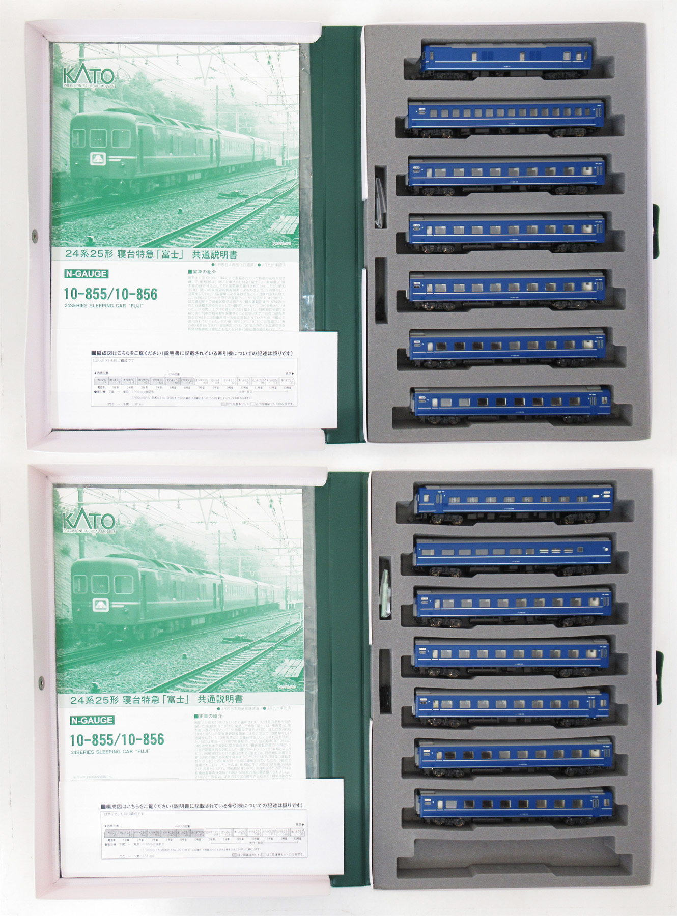 公式]鉄道模型(10-855+10-85624系25形 寝台特急「富士」基本+増結 14両