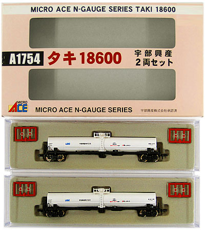 公式]鉄道模型(A1754タキ18600 宇部興産 2両セット)商品詳細｜マイクロ