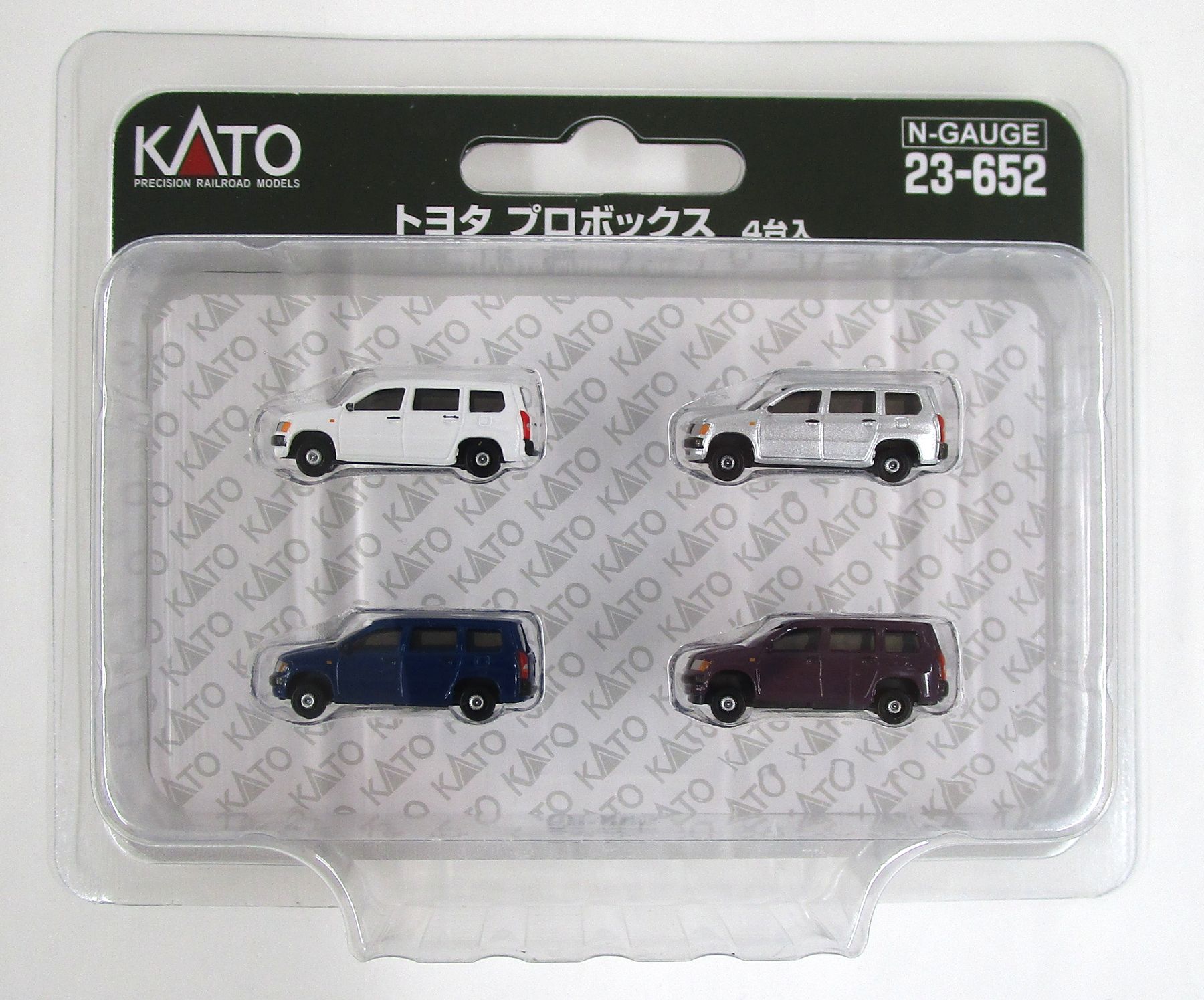 公式]鉄道模型(23-652トヨタ プロボックス (4台入))商品詳細｜KATO