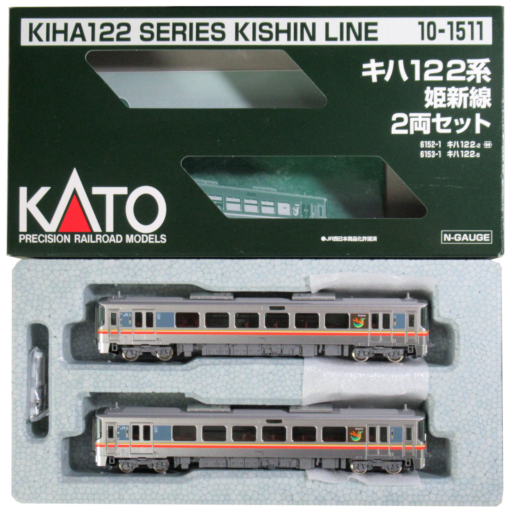 公式]鉄道模型(10-1511キハ122系 姫新線 2両セット)商品詳細