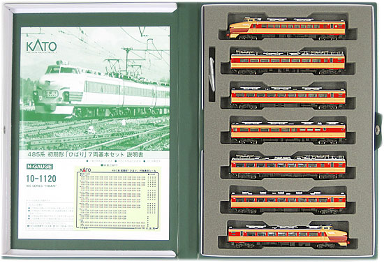 公式]鉄道模型(10-1120485系初期形「ひばり」7両基本セット)商品詳細