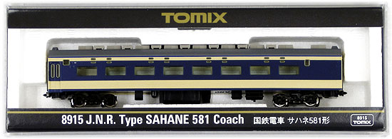 公式]鉄道模型(8915国鉄電車 サハネ581形)商品詳細｜TOMIX(トミックス